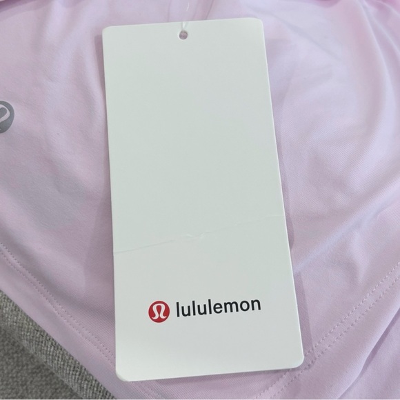 NWT Lululemon Pace Crush Cross Back Graphic Tank Top In Pink Organza Size Small - Picture 7 of 7